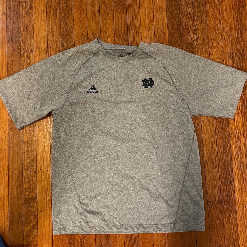 Adidas Notre dame size m climalite tee